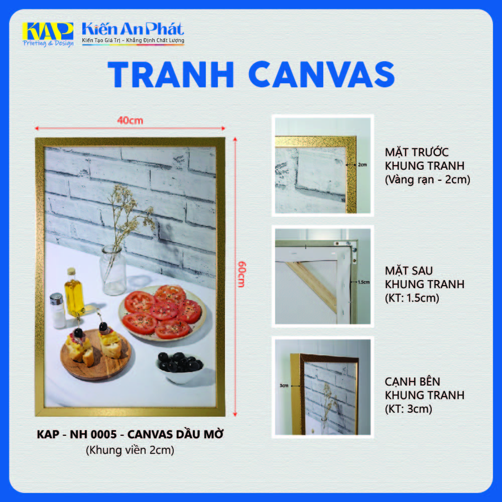 Tranh Canvas Thực Vật Bắc Âu (Mẫu NH 0005) Thông số kỹ thuật Tranh Canvas Thực Vật Bắc Âu (Mẫu NH 0005)