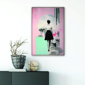 Tranh Canvas Nghệ Thuật Collage CD 0001 – Bước Đi Thanh Lịch Khơi Nguồn Cảm Hứng Đương Đại