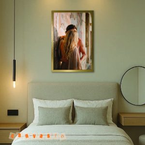 Tranh canvas nghệ thuật tình yêu lãng mạn (Mã số: KAP-NT 0002)