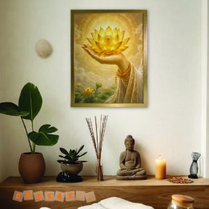Tranh Canvas Phật Giáo Cao Cấp | Mã Số KAP-PG 0003