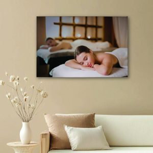 Tranh Canvas Spa Thư Giãn SP 0003 – Đánh Thức Không Gian Bình Yên, Nâng Tầm Trải Nghiệm Khách Hàng