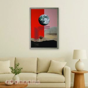 Tranh Canvas Trừu Tượng Khơi Nguồn Sáng Tạo (Mẫu TT 0003)