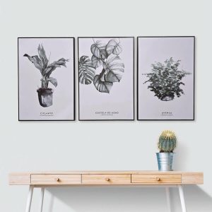 Tranh treo tường bộ 3 bức treo phòng khách