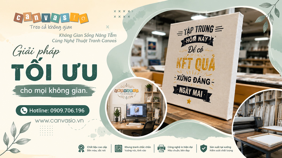 Giới thiệu Tranh Canvasio Giải pháp tối ưu cho mọi không gian