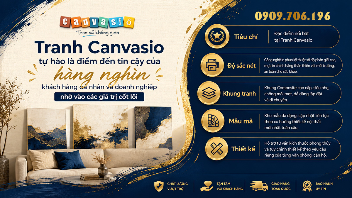 Đánh thức không gian sống với bức tranh canvas | Mã KAP-HS 0011 Tranh Canvasio – Chất Lượng Tạo Nên Sự Khác Biệt