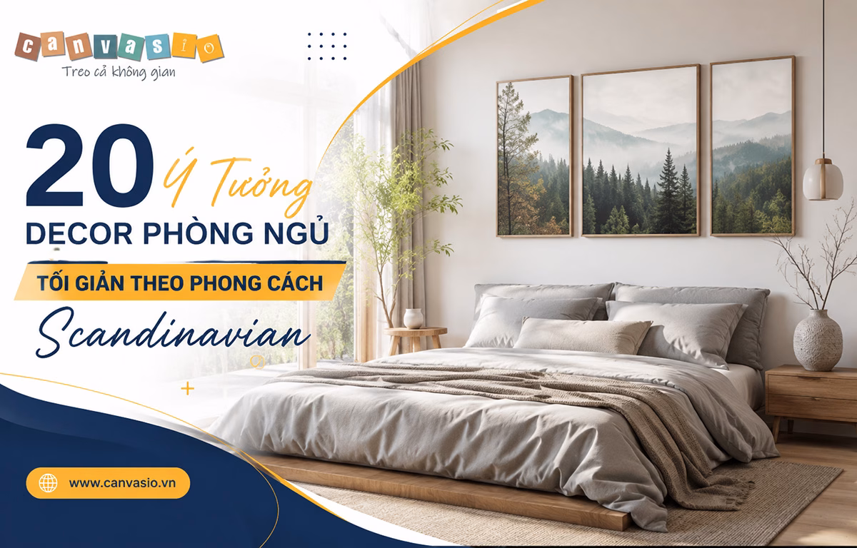 Decor Phòng Ngủ Tối Giản Phong Cách Scandinavian 20 Ý Tưởng Decor Phòng Ngủ Tối Giản Theo Phong Cách Scandinavian
