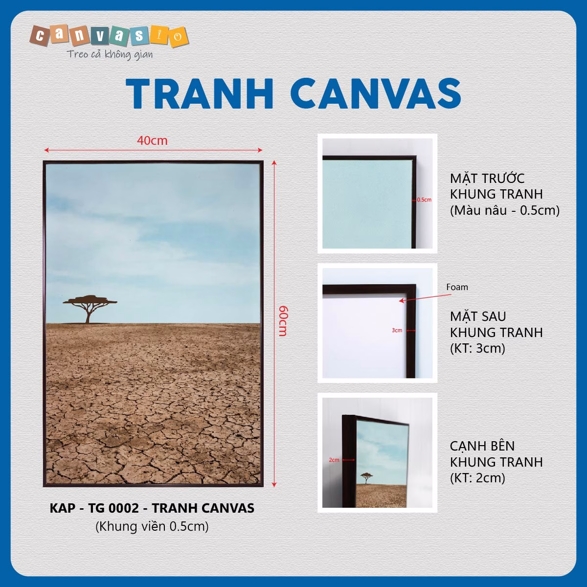 Tranh canvas phong cách tối giản | Mã KAP-TG 0002 Tranh canvas phong cách tối giản | Mã KAP-TG 0002