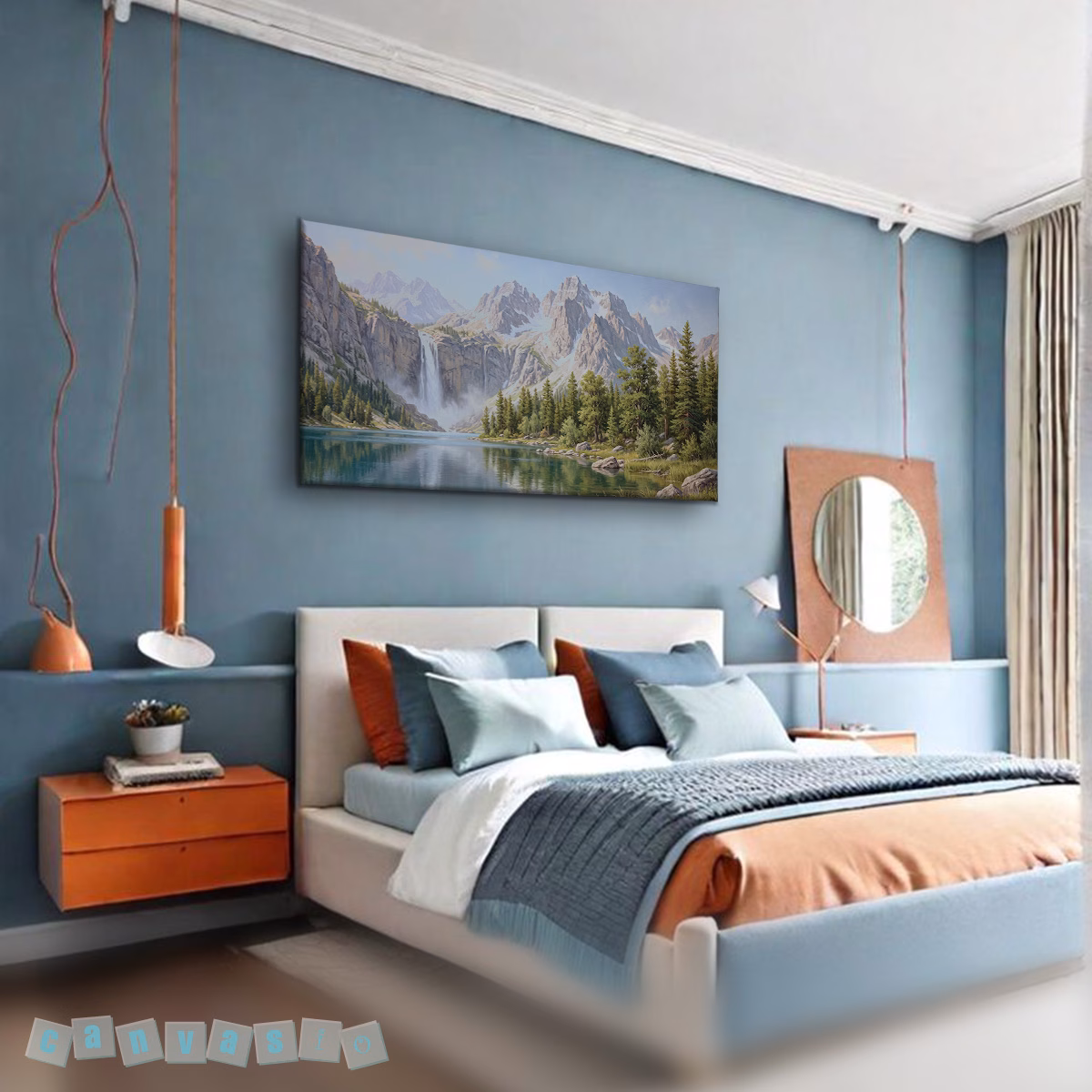 Tranh Canvas Phong Cảnh Thiên Nhiên Hùng Vĩ | Mã KAP-PC 0037