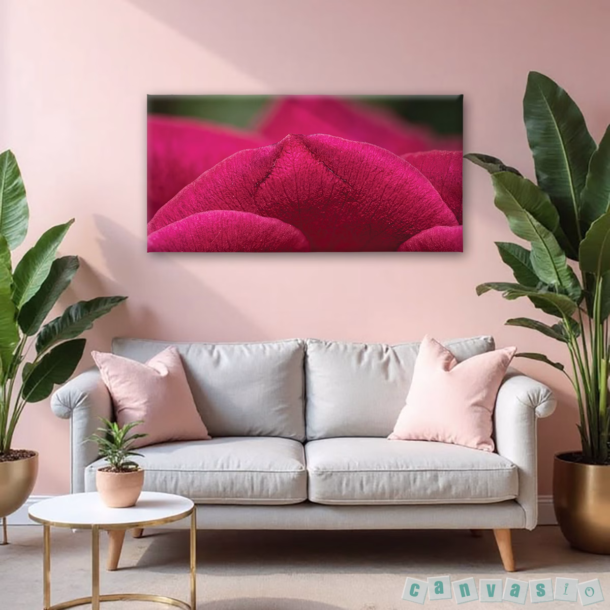 Tranh canvas cánh hoa hồng đỏ quyến rũ |Mã KAP-HH 0015