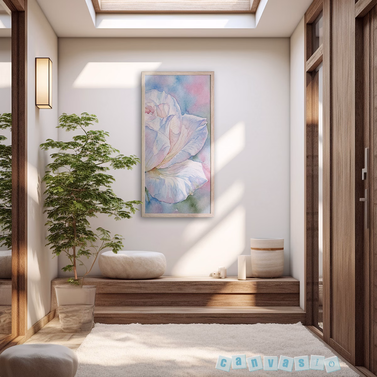 Tranh canvas hoa hồng nghệ thuật | Mã KAP-HH 0048