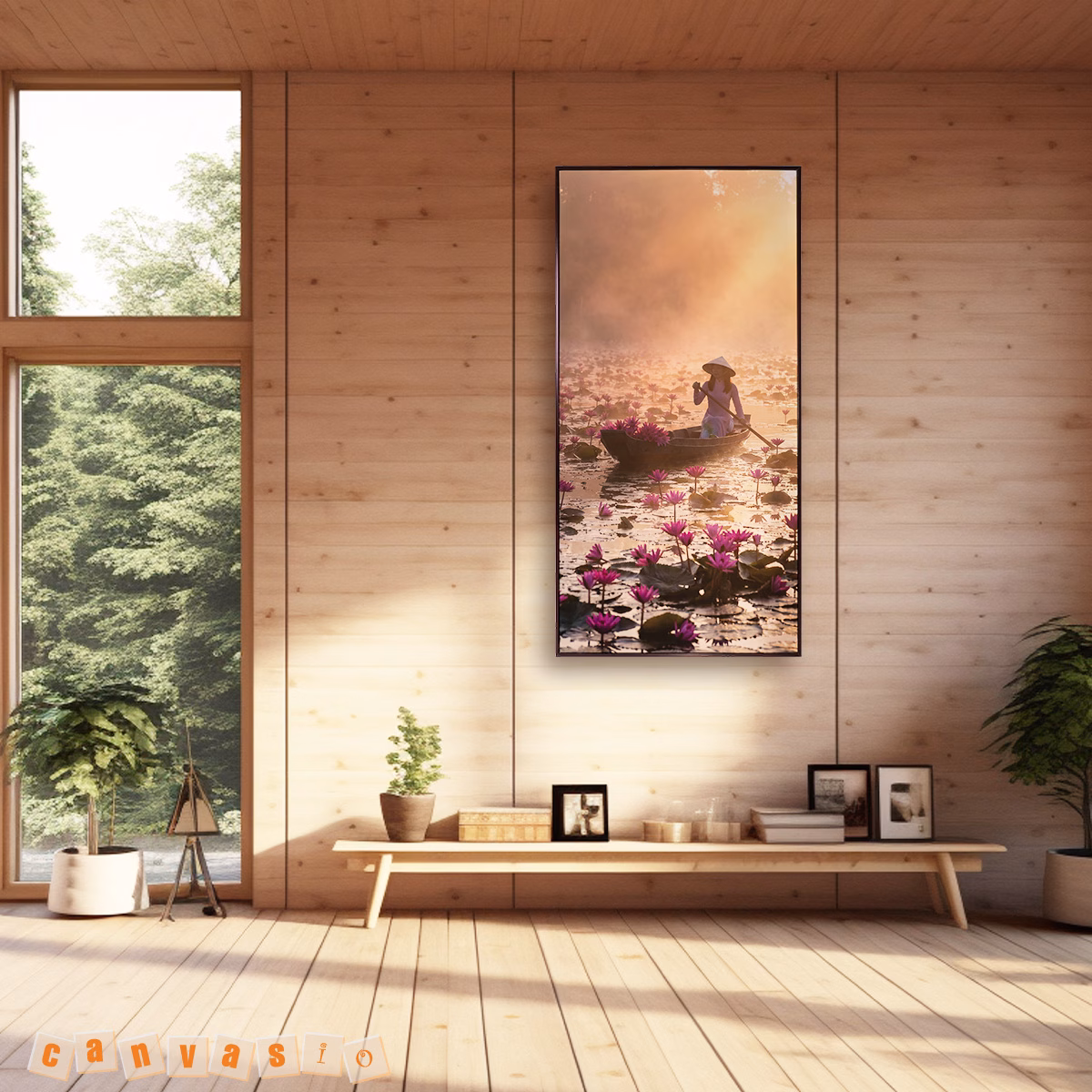 Tranh canvas treo tường nghệ thuật | Mã KAP-HSU 0014