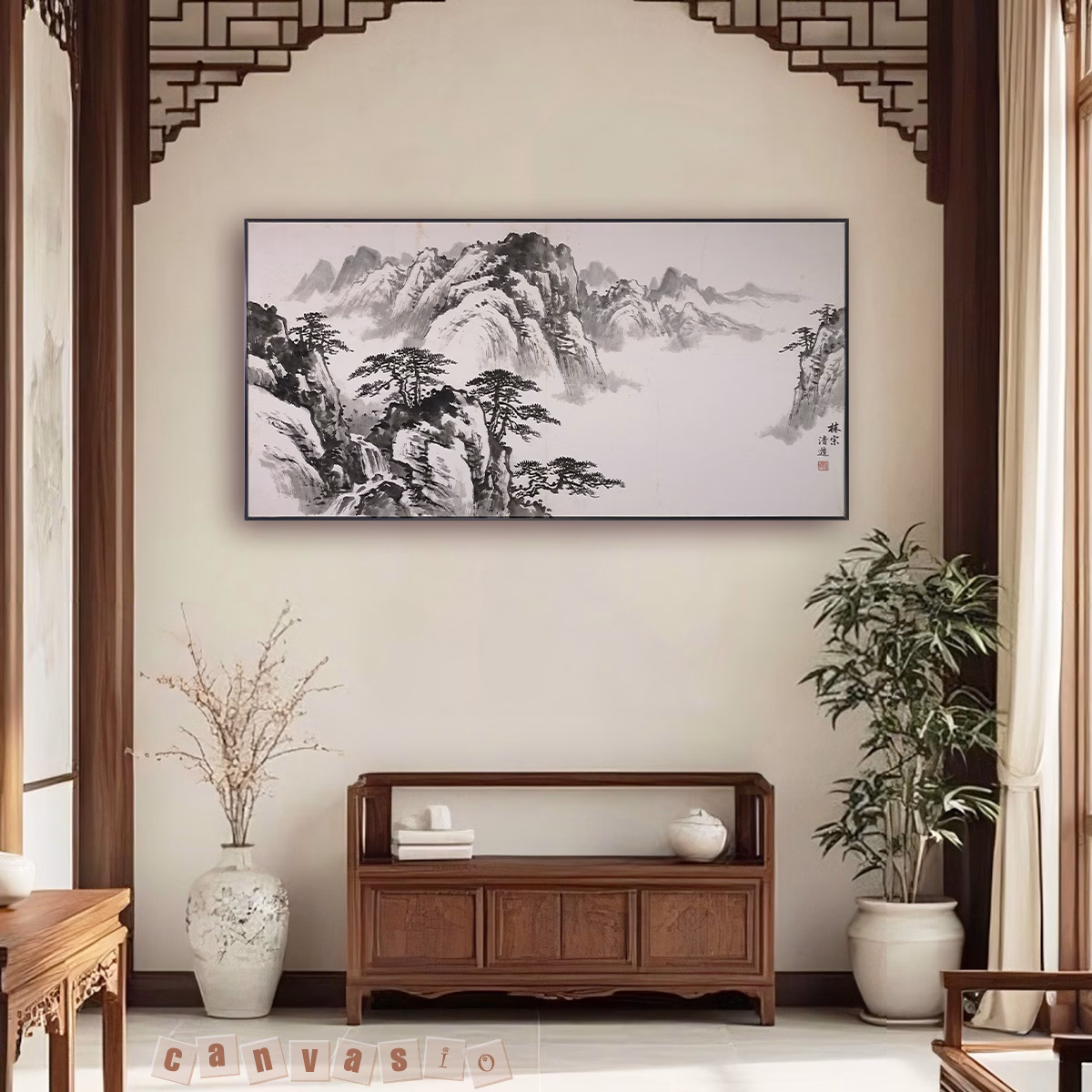 Tranh Canvas Phong Cảnh Núi Rừng | Mã KAP-PC 0035