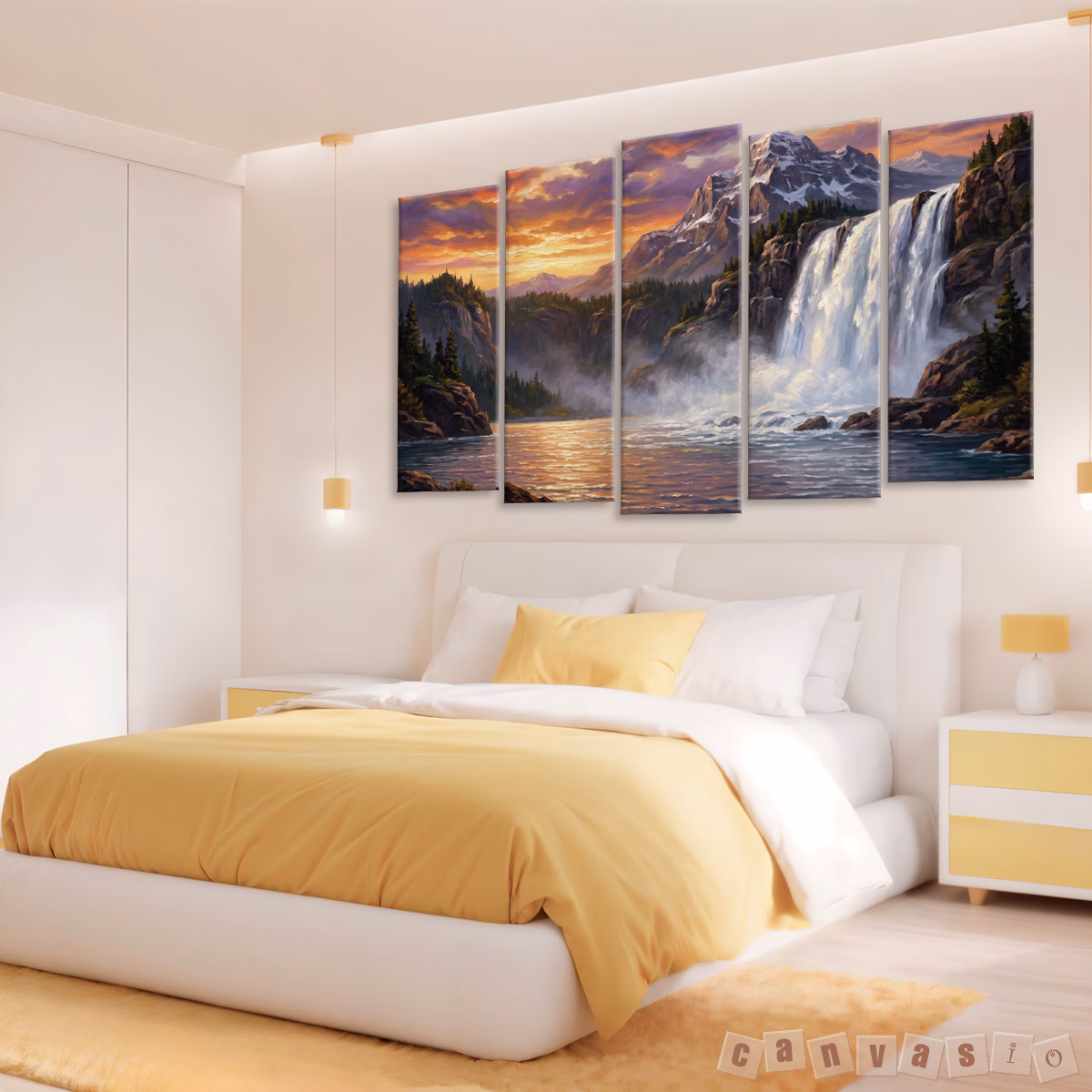 Tranh canvas phong cảnh thiên nhiên hùng vĩ | Mã KAP-PC 0056