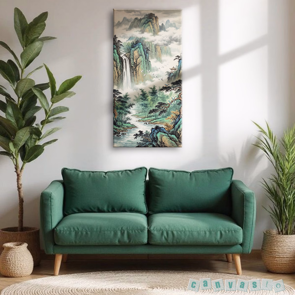 Tranh canvas sơn thủy hữu tình | Mã KAP-PC 0069