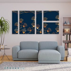 Tranh canvas bộ 5 tấm hiện đại | Mã số KAP-HL 0014