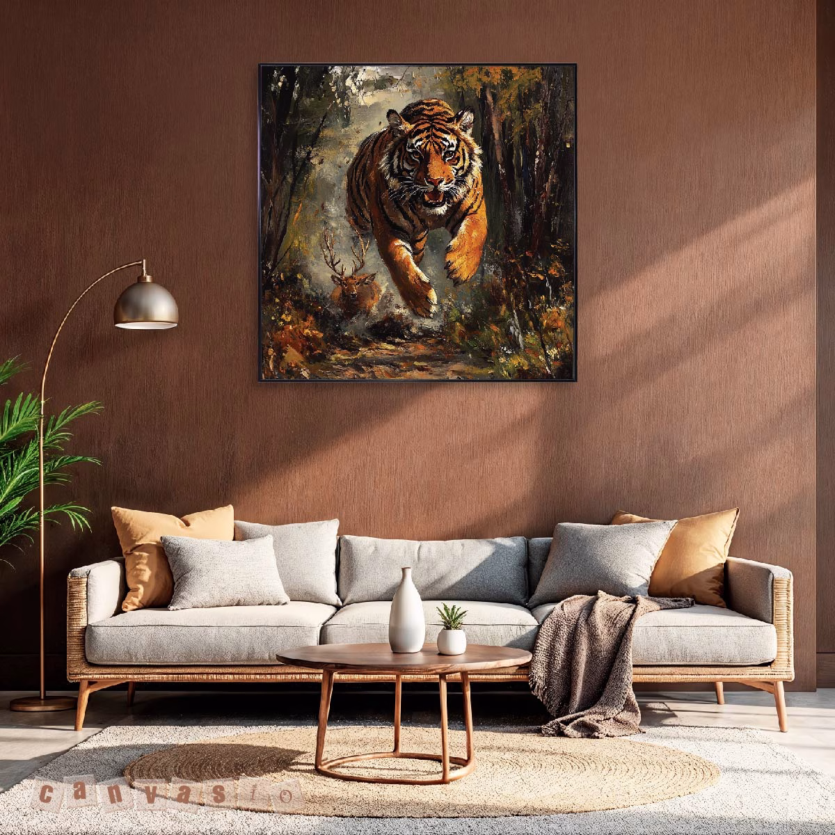 Tranh canvas hổ - Sự uy nghi và sức mạnh | Mã KAP-CH 0002
