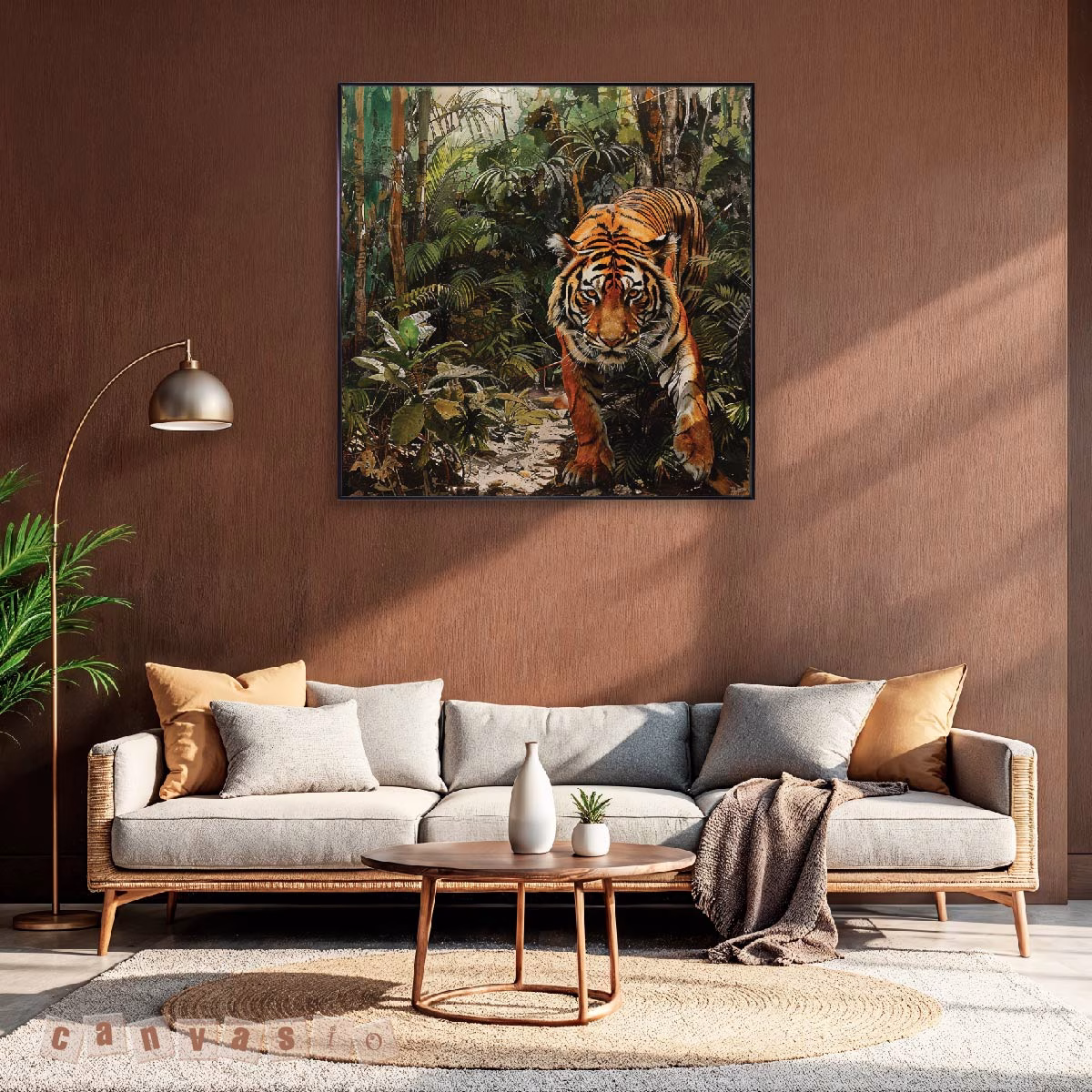 Tranh Canvas Hổ Trong Rừng Sâu | Mã KAP-CH 0003