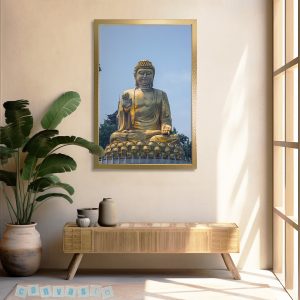 Tranh treo tường Phật giáo trang nghiêm thanh tịnh | Mã Số KAP-PG 0006