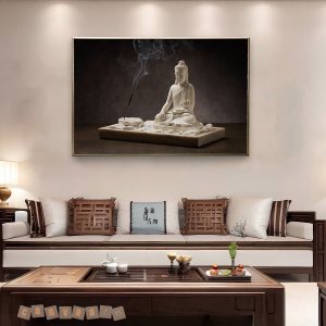 Tranh Canvas Phật Giáo Tĩnh Tâm | Mã số KAP-PG 0010