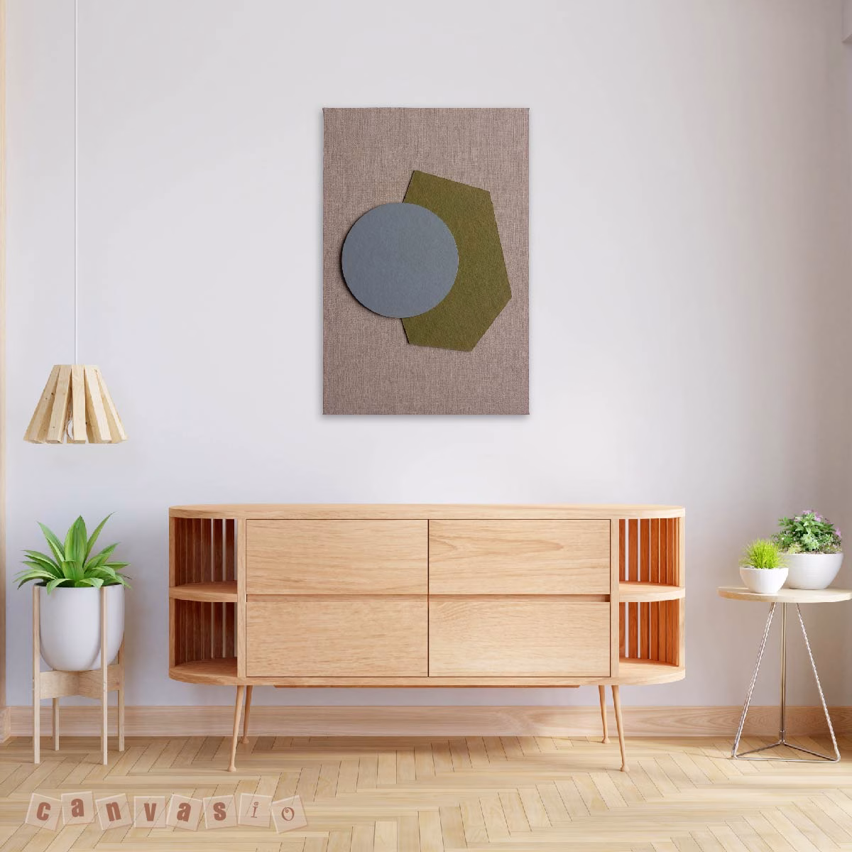 Tranh canvas hình học tối giản | Mã KAP-TG 0003