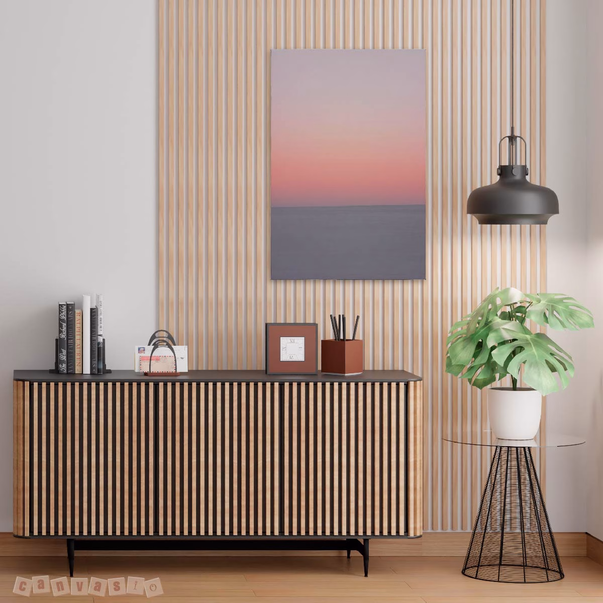 Tranh canvas hoàng hôn biển | Mã KAP-TG 0004