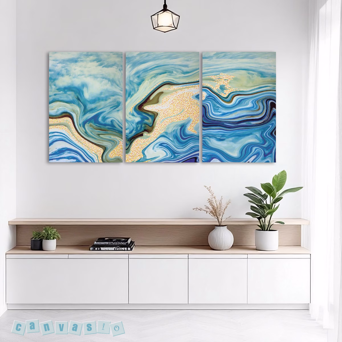 Bộ 3 Bức Tranh Canvas Treo Tường Hiện Đại | Mã KAP-TT 0036