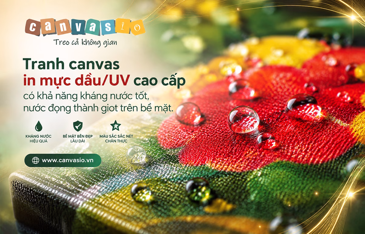 Tranh Canvas có chống nước không? Hướng dẫn rửa tranh Canvas đúng cách Tranh Canvas có chống nước không? Đáp án từ góc nhìn chuyên sâu