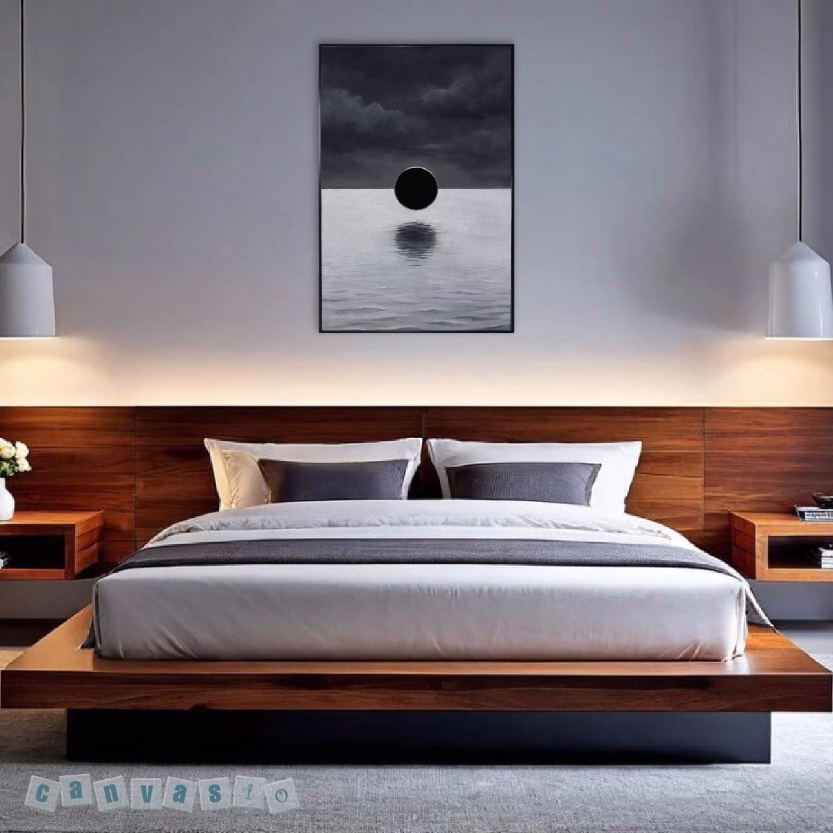 Bức tranh Canvas tối giản nghệ thuật | Mã KAP-TG 0007